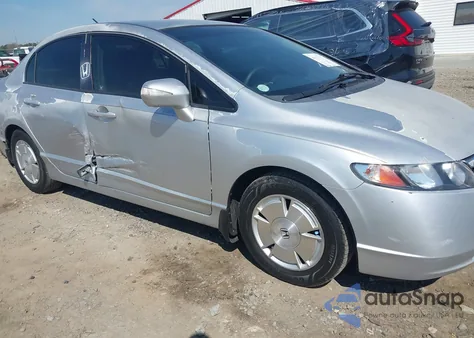 2008 Honda Civic Hybrid из США, поврежденный, VIN JHMFA36288S030072